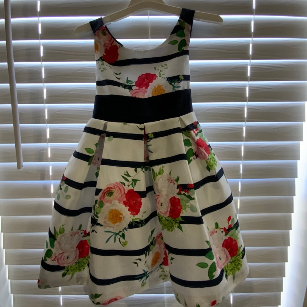 Floral evening dress